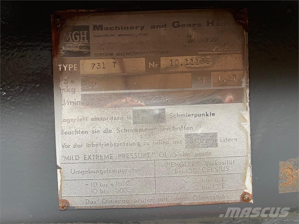  MGH Type 731 T gear - 39:1 Caixas de velocidades