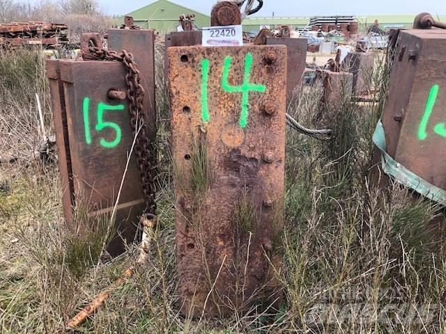  Rammeslag ca. 3000 kg Outros componentes