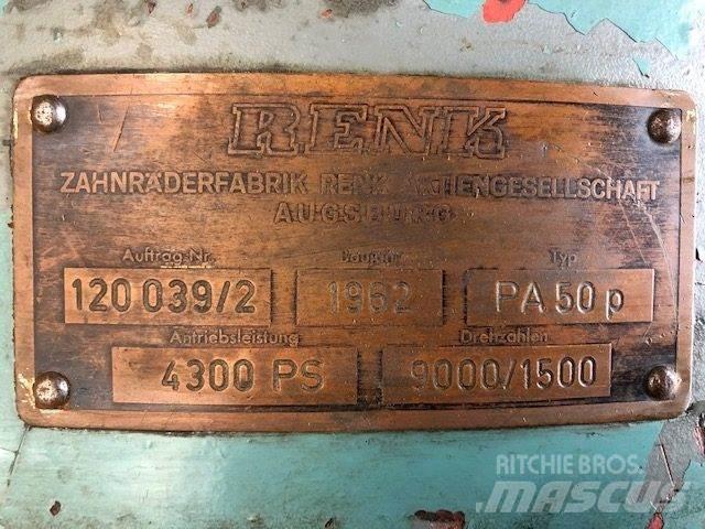 Renk gear type PA50P Caixas de velocidades