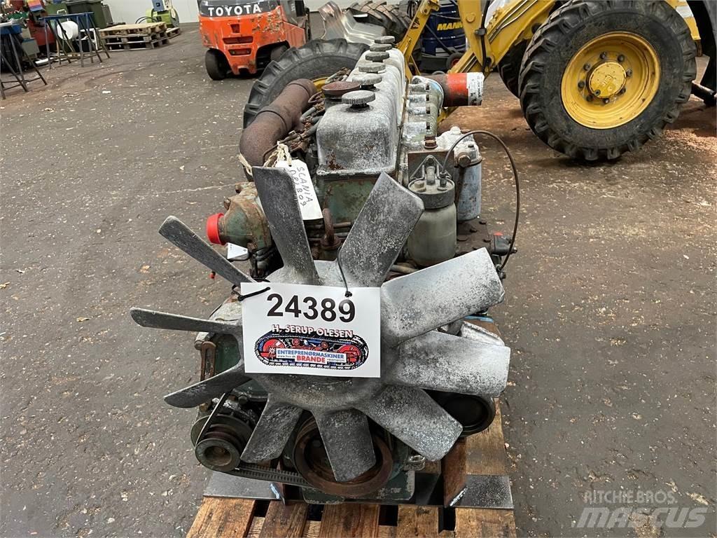 Scania D8L B09 motor. Motores