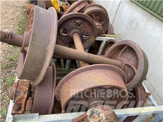  Skinnehjul ø450 mm + flange Pneus, Rodas e Jantes