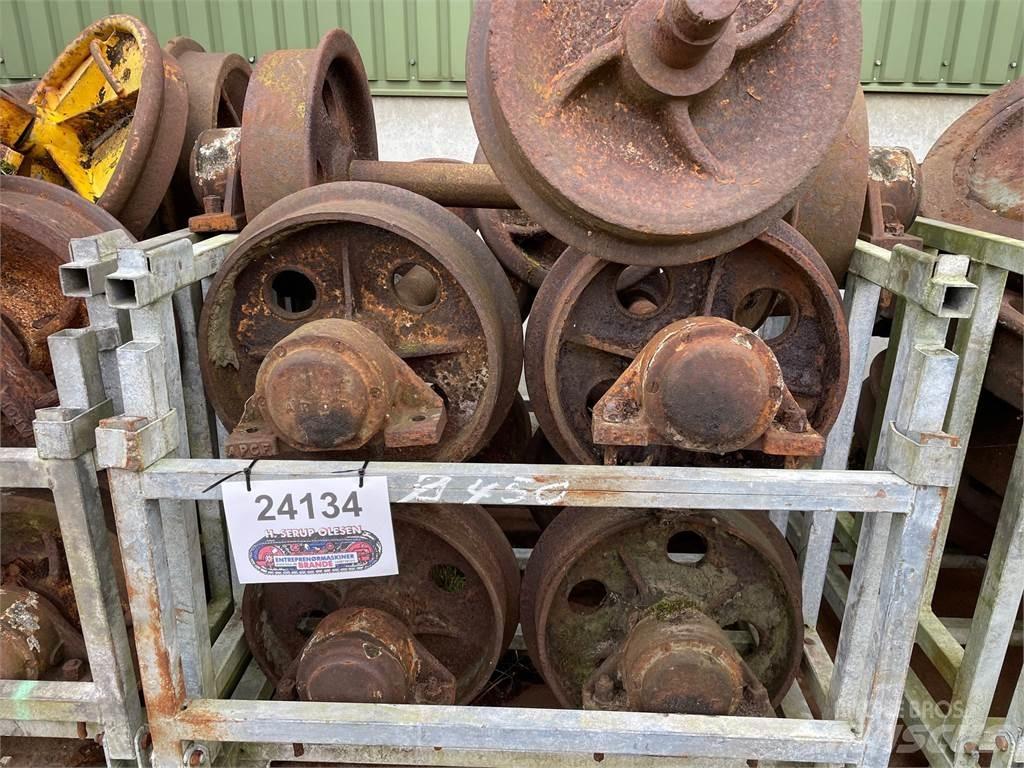  Skinnehjul ø450 mm + flange Pneus, Rodas e Jantes