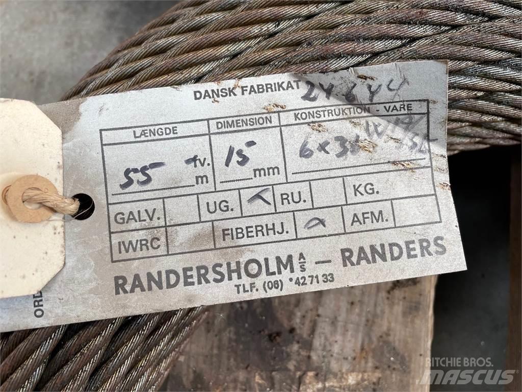  Stålwire Ø15 mm Peças e equipamento de gruas