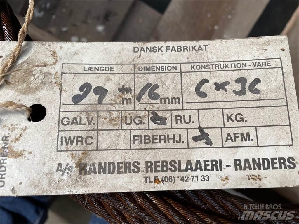  Stålwire Ø16 mm Peças e equipamento de gruas