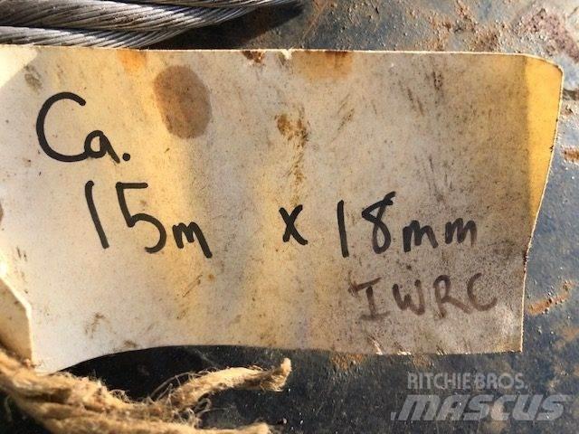  Stålwire Ø18 mm Peças e equipamento de gruas