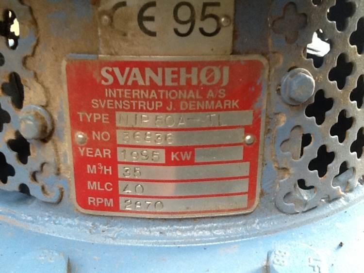  Svanehøj NP 50A-TL pumpe Bombas de água
