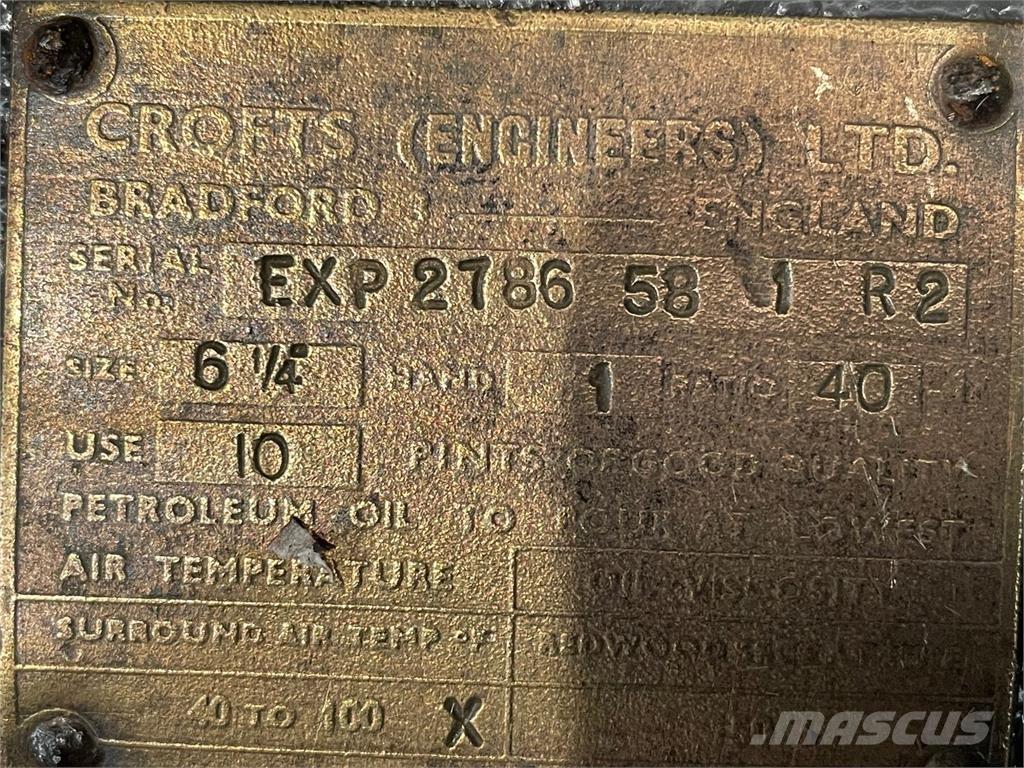  Vinkelgear fabr. Crofts Caixas de velocidades