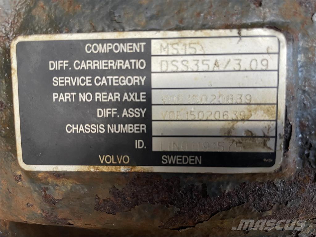 Volvo A40E bagaksel Eixos