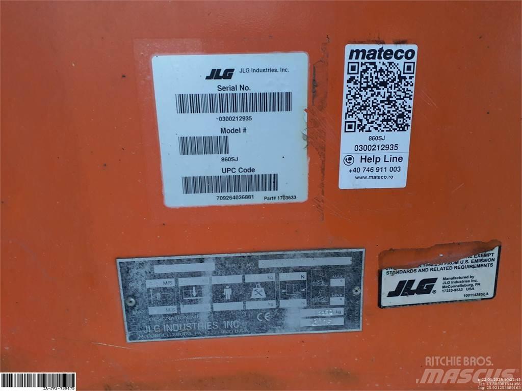 JLG 860SJ Elevadores braços articulados