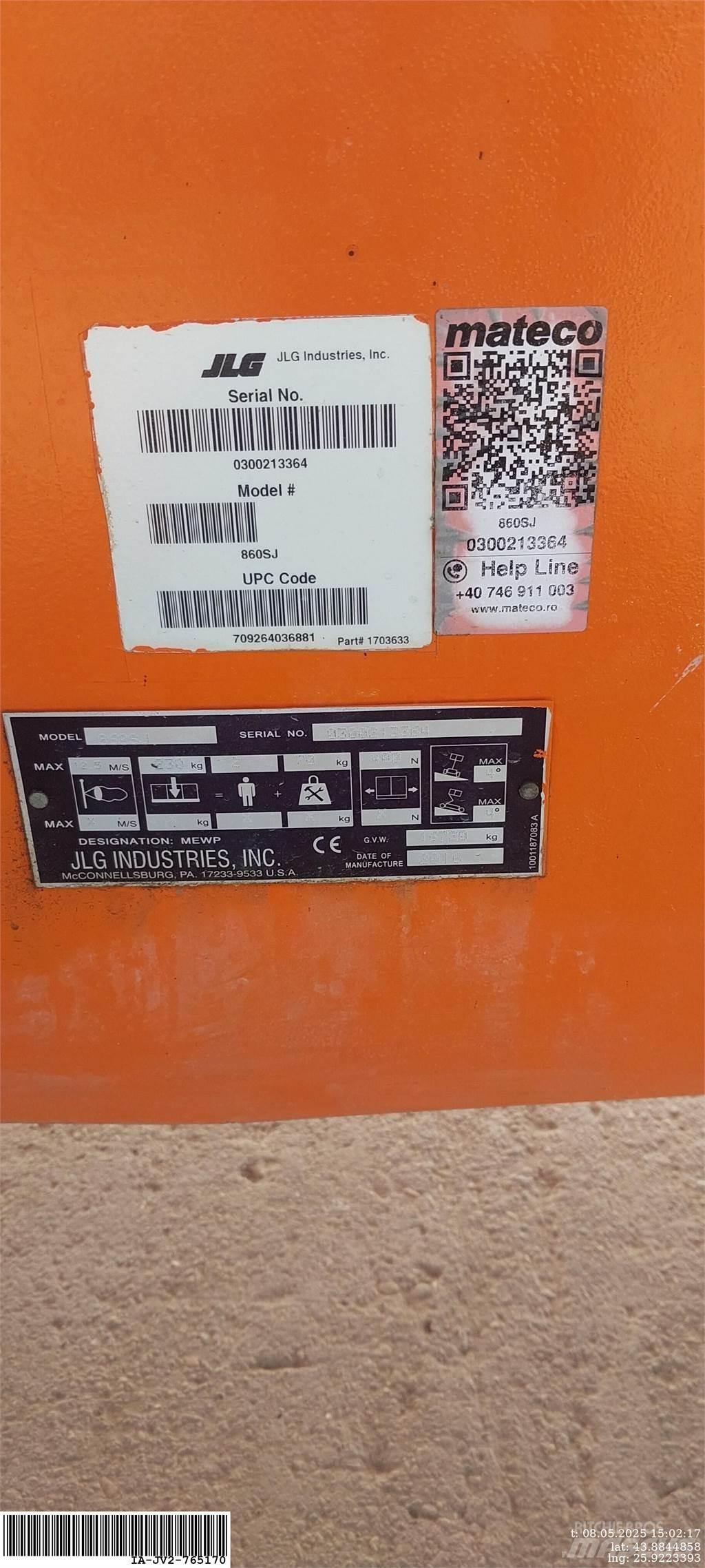 JLG 860SJ Elevadores braços articulados