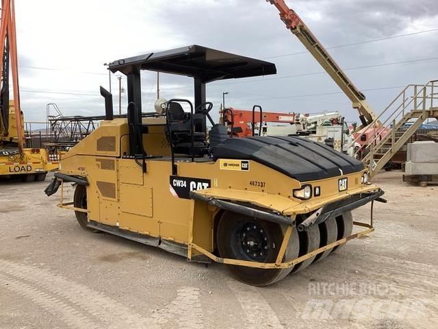 CAT CW34 Cilindros Compactadores de pneus