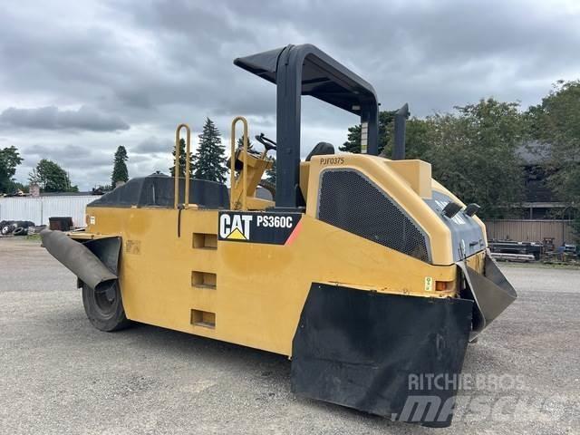 CAT PS-360C Cilindros Compactadores de pneus