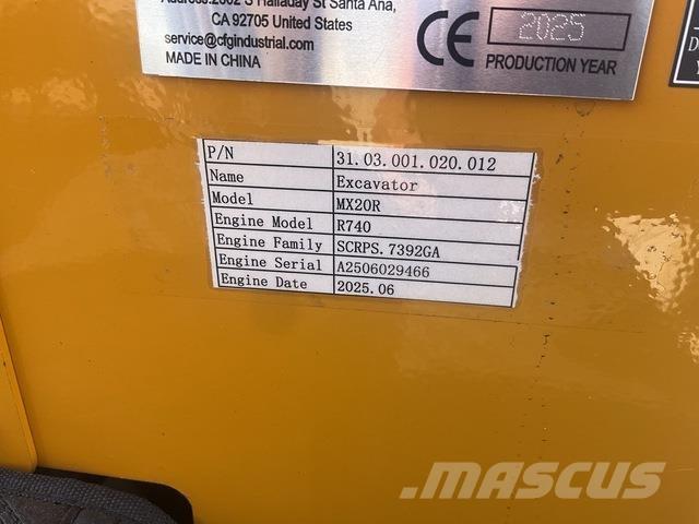 CFG MX20R Escavadoras de rastos