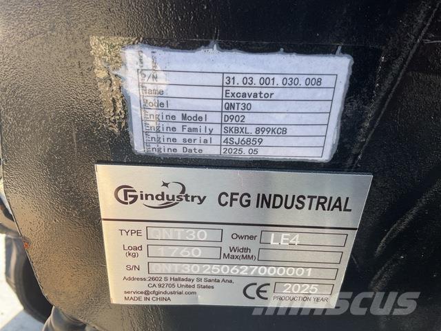 CFG QNT30 Escavadoras de rastos
