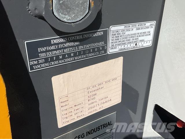 CFG XZ20R Escavadoras de rastos