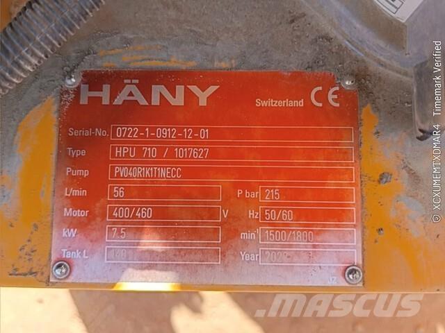  Hany HPU710 Acessórios para betão