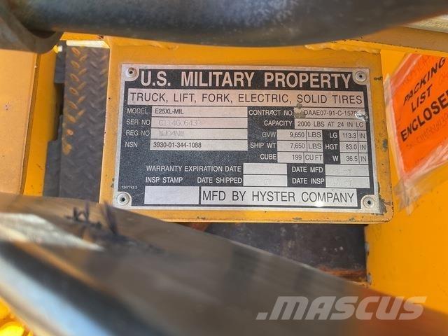 Hyster E25XL Empilhadores eléctricos