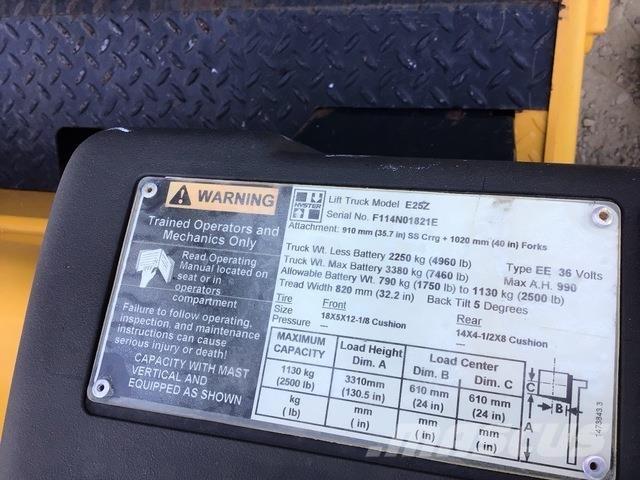 Hyster E25Z Empilhadores eléctricos