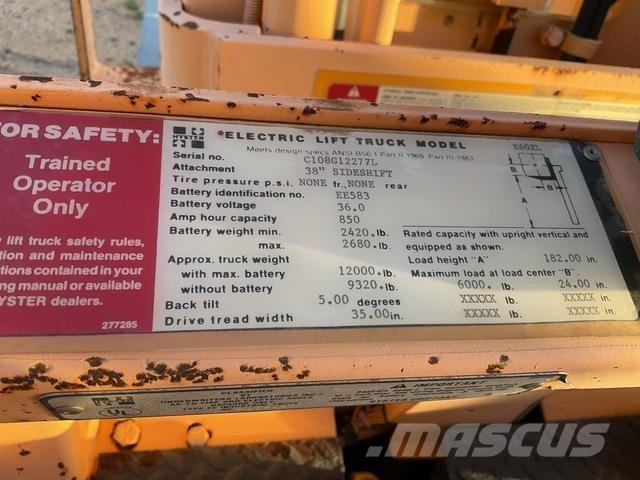 Hyster E60XL Empilhadores eléctricos