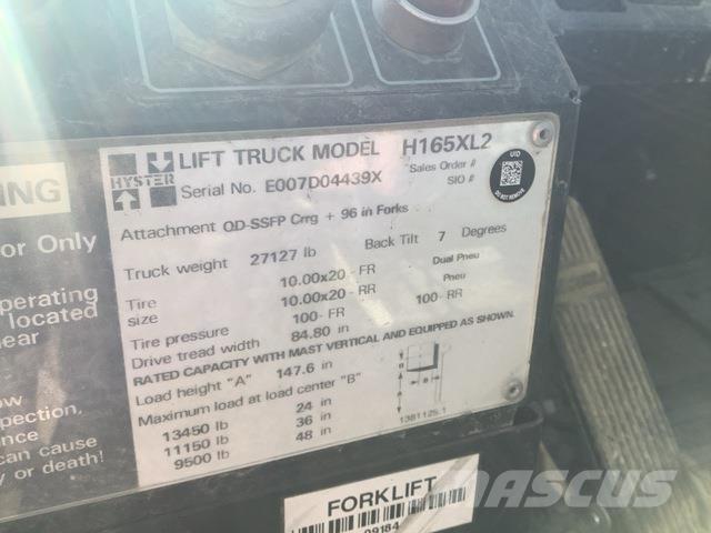 Hyster H165XL2 Empilhadores - Outros
