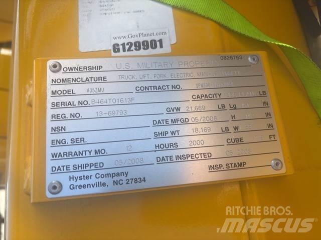Hyster V35ZMU Preparadoras de encomendas de média elevação