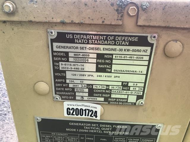  L3 MEP-805B Geradores Diesel
