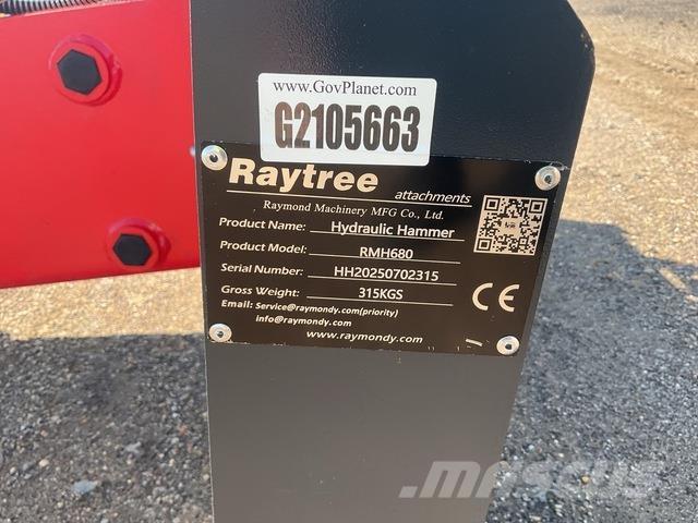 Raytree RMH680 Martelos Hidráulicos