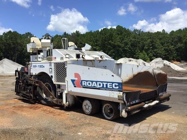 Roadtec RP190E Pavimentadoras de asfalto
