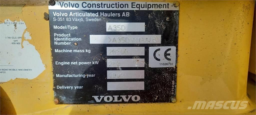 Volvo A35D Camiões articulados