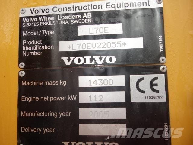 Volvo L70E Pás carregadoras de rodas