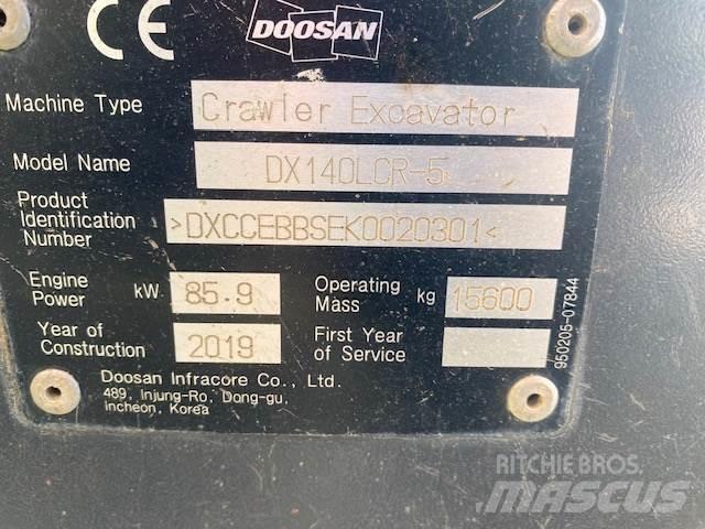 Doosan DX140LCR Escavadoras de rastos