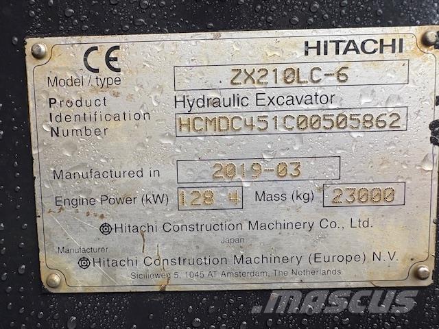 Hitachi ZX210LC-6 Escavadoras de rastos