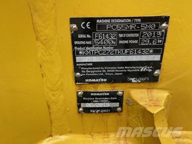 Komatsu PC55 MR-5 Escavadoras Midi 7t - 12t