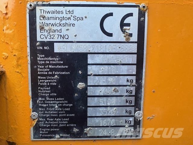 Thwaites 3T Swivel Dumpers de obras