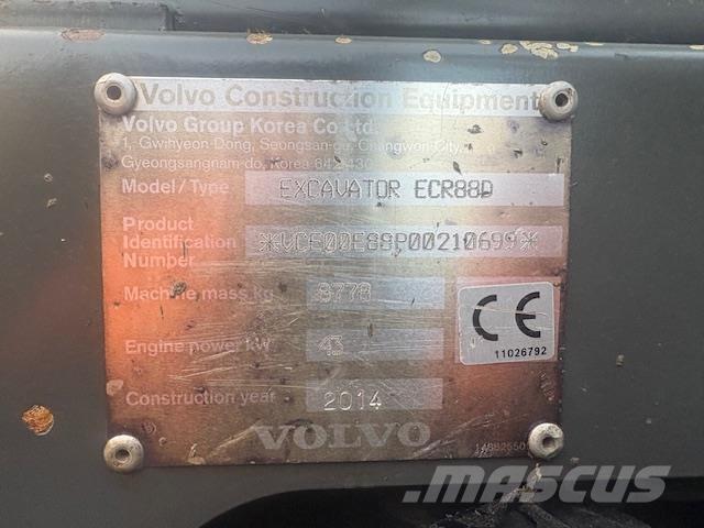 Volvo ECR88D Escavadoras Midi 7t - 12t