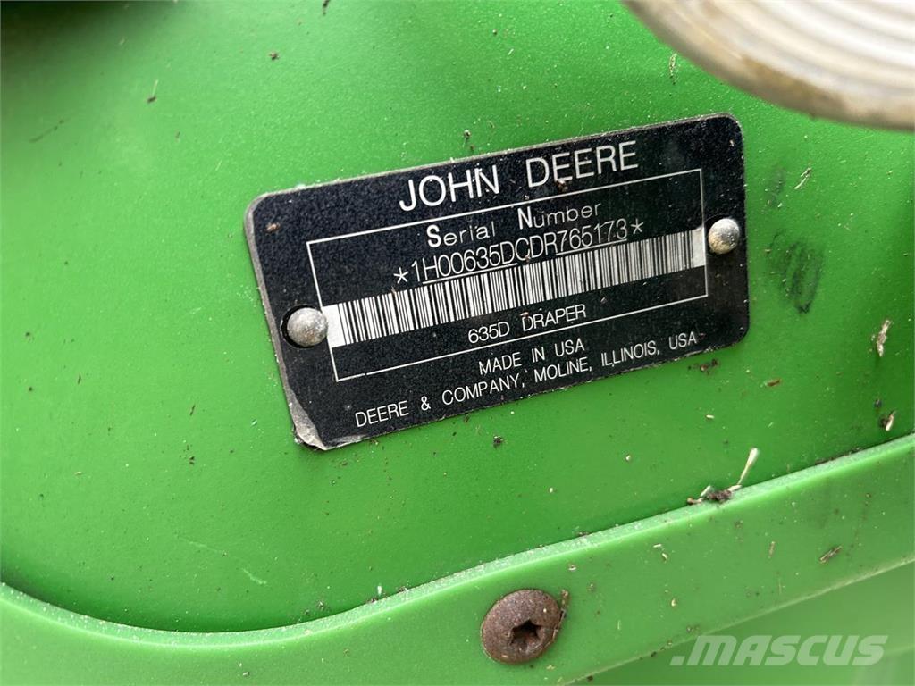 John Deere 635D Ceifeiras debulhadoras compactas