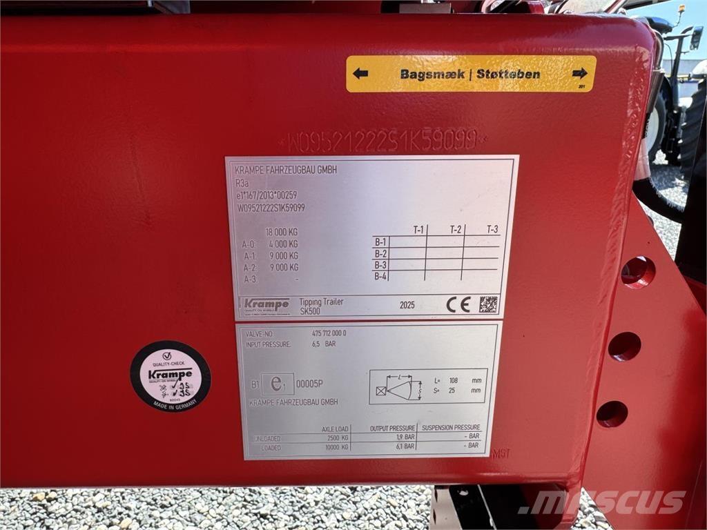 Krampe SK500 Cilindros Compactadores monocilíndricos