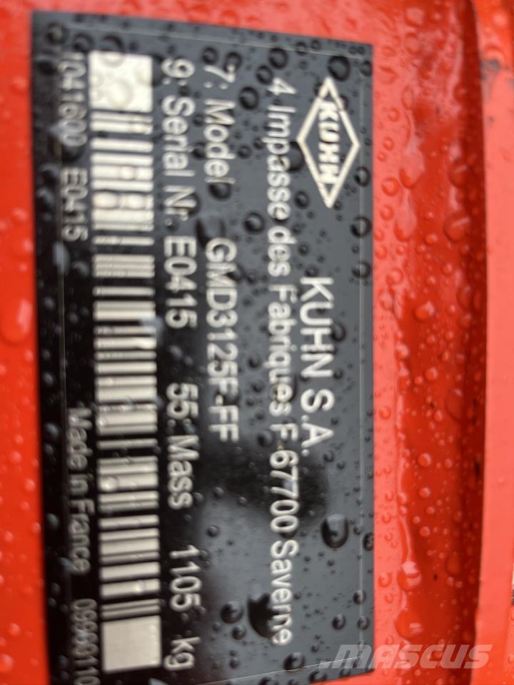 Kuhn GMD 3125 F Encordoadores de Feno