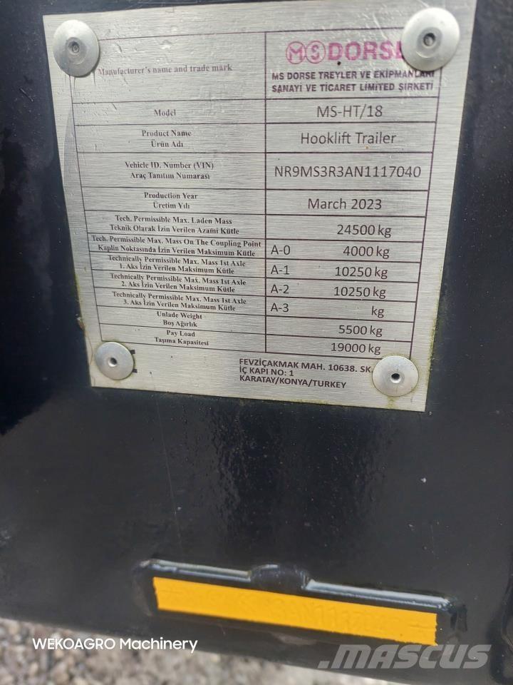 MS Dorse HT/18 Outros reboques agricolas
