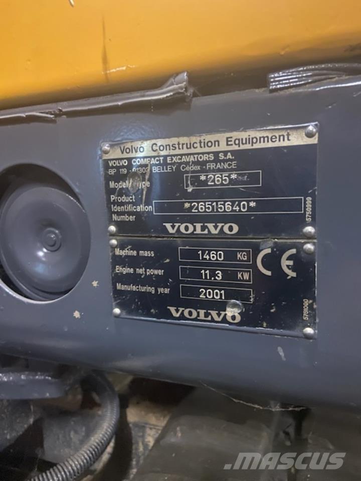 Volvo EC 15 Mini Escavadoras <7t