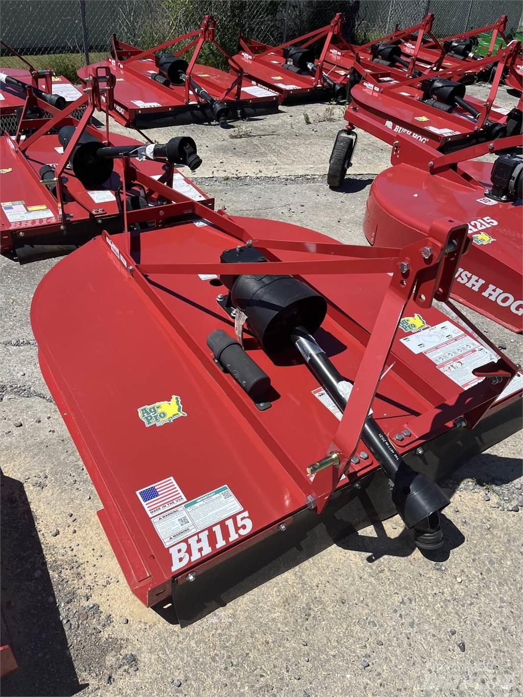 Bush Hog BH115 Cortadores, moinhos e desenroladores de fardos