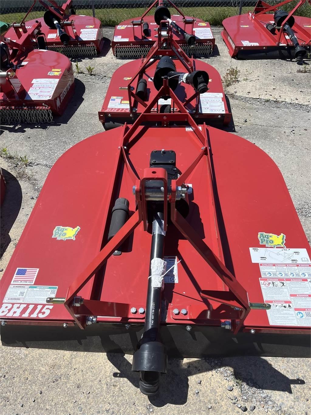 Bush Hog BH115 Cortadores, moinhos e desenroladores de fardos