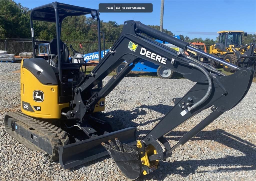 John Deere 26 P Mini Escavadoras <7t