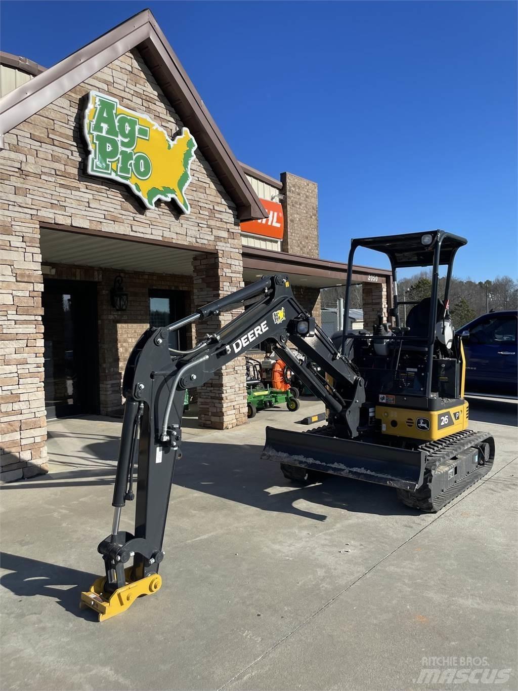 John Deere 26 P Mini Escavadoras <7t