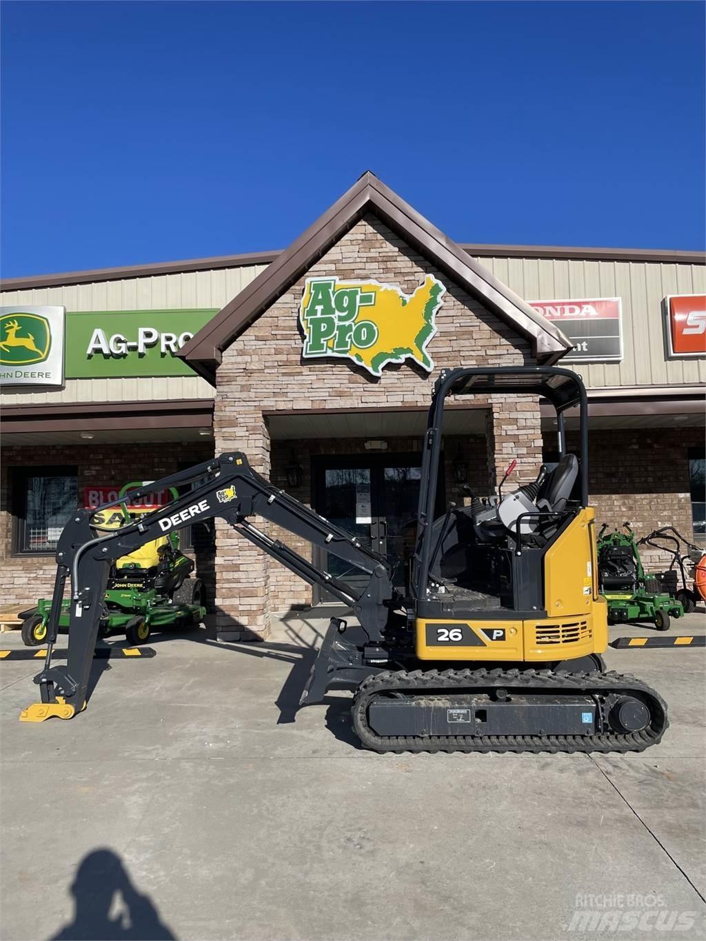 John Deere 26 P Mini Escavadoras <7t