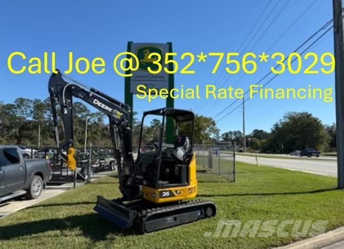 John Deere 26 P Mini Escavadoras <7t