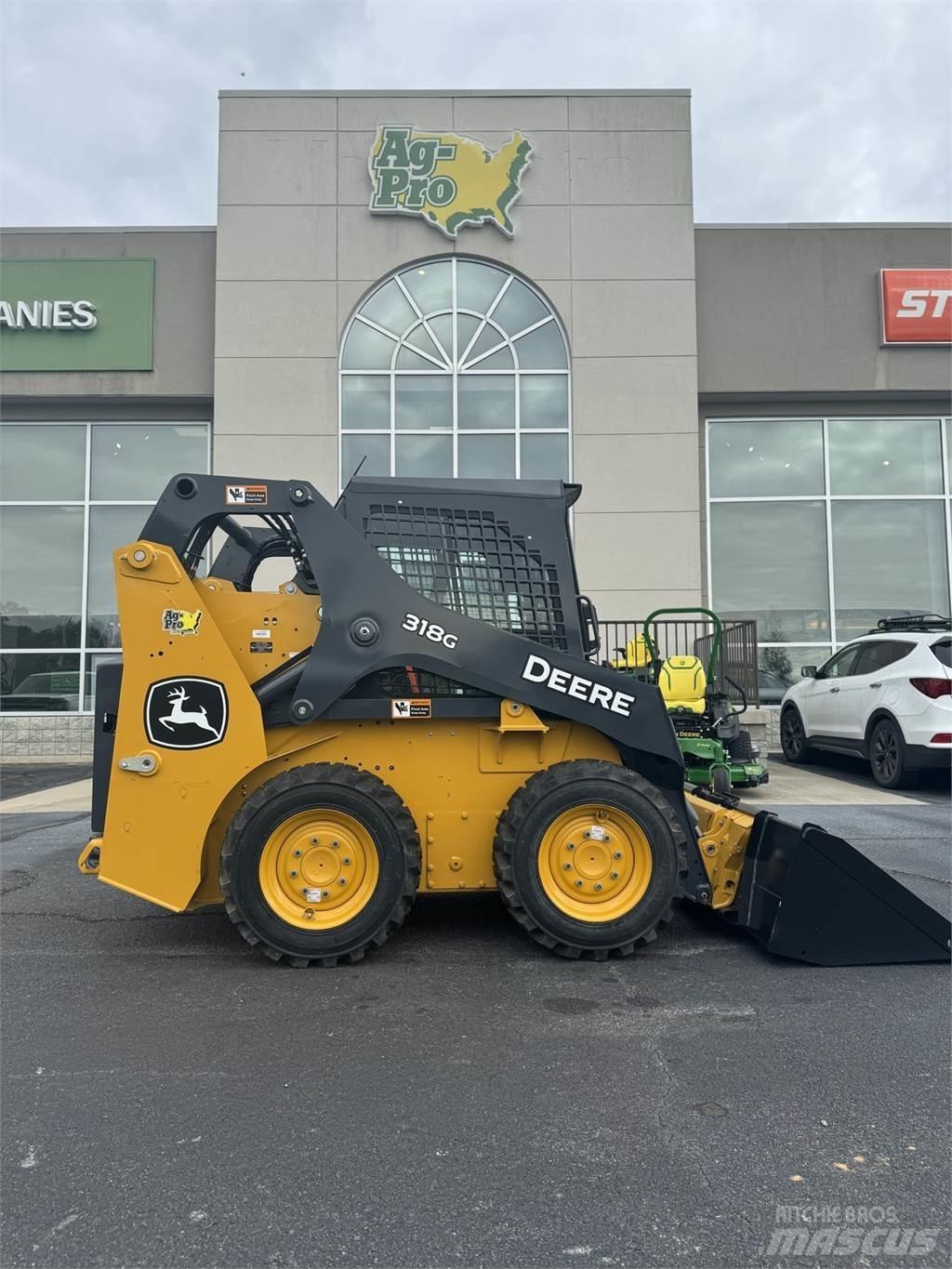 John Deere 318G Carregadoras de direcção deslizante