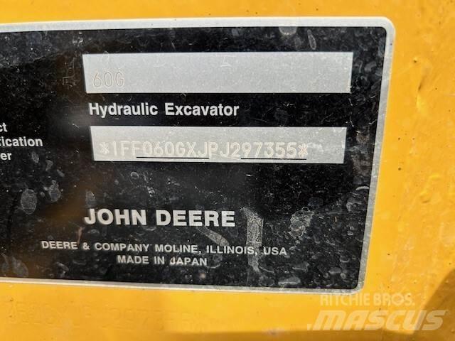 John Deere 60G Mini Escavadoras <7t