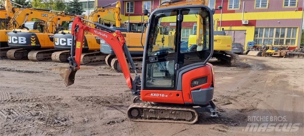 Kubota KX 016-4 Mini Escavadoras <7t