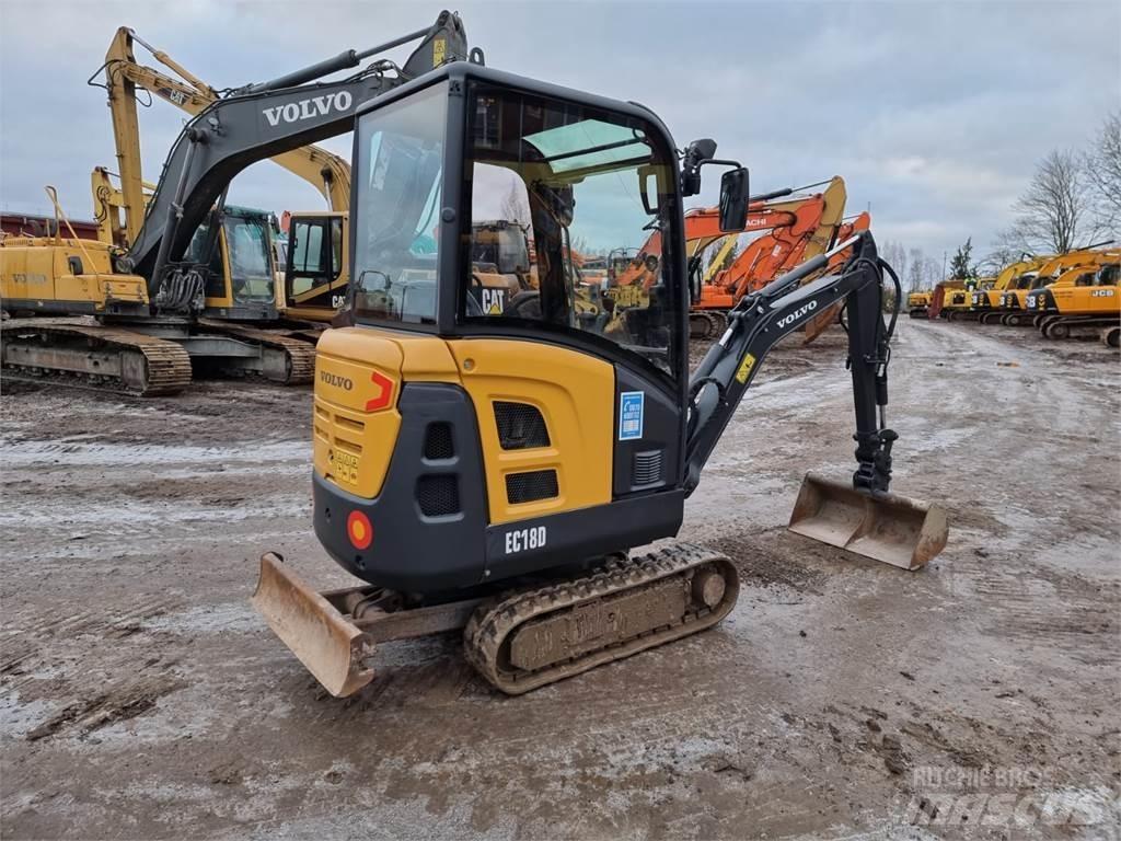 Volvo EC18D Mini Escavadoras <7t